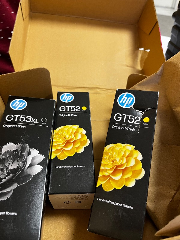 HP GT53XL Siyah Mürekkep Şişesi 1VV21AE