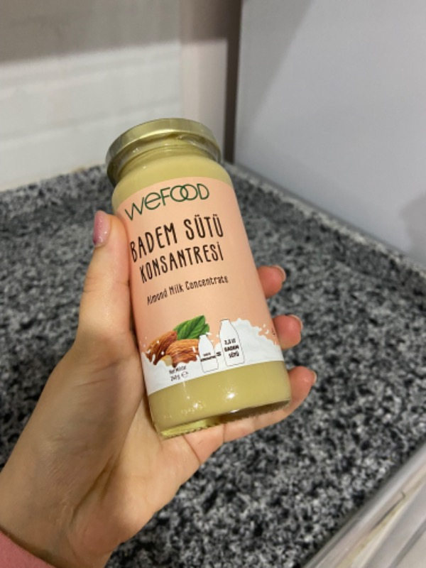 Wefood Badem Sütü Konsantresi (Şekersiz, %100 Badem) 240 gr 8681749104796