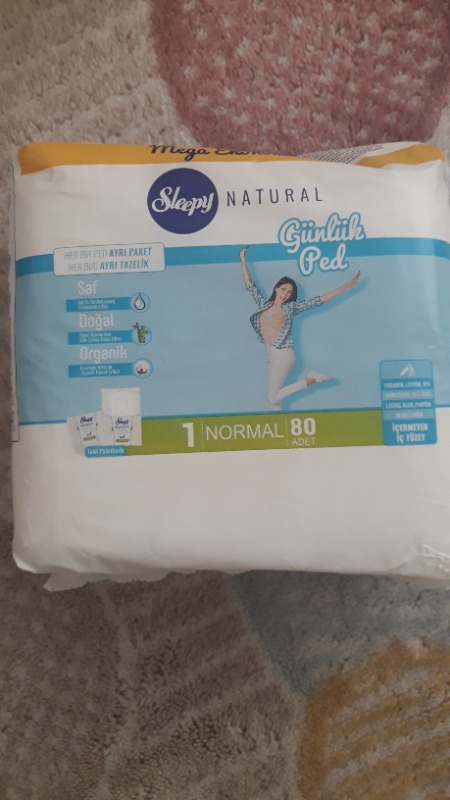 Sleepy Natural Günlük Ped Normal 80 Adet