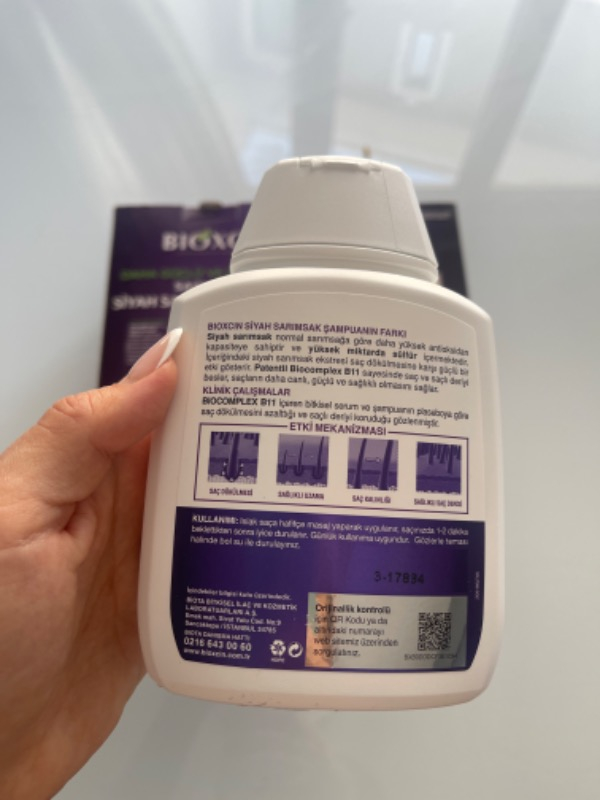 Bioxcin Siyah Sarımsaklı Şampuan 3'lü