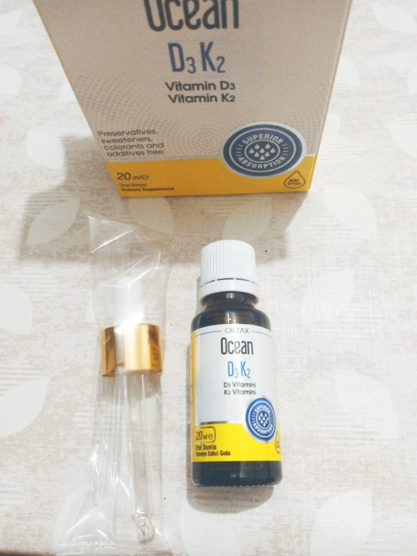 Orzax Ocean D3 K2 Damla 20 ml