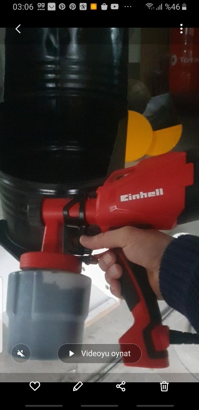 Einhell TC-SY 400 P, Sprey Boya Sistemi