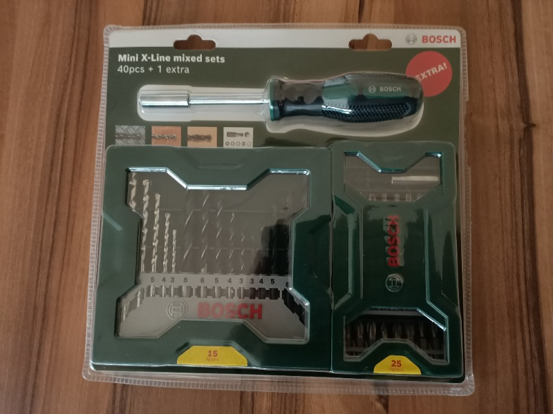 Bosch X-Line 15 Parça Delme 25 Parça Vidalama Ucu Seti + Tornavida