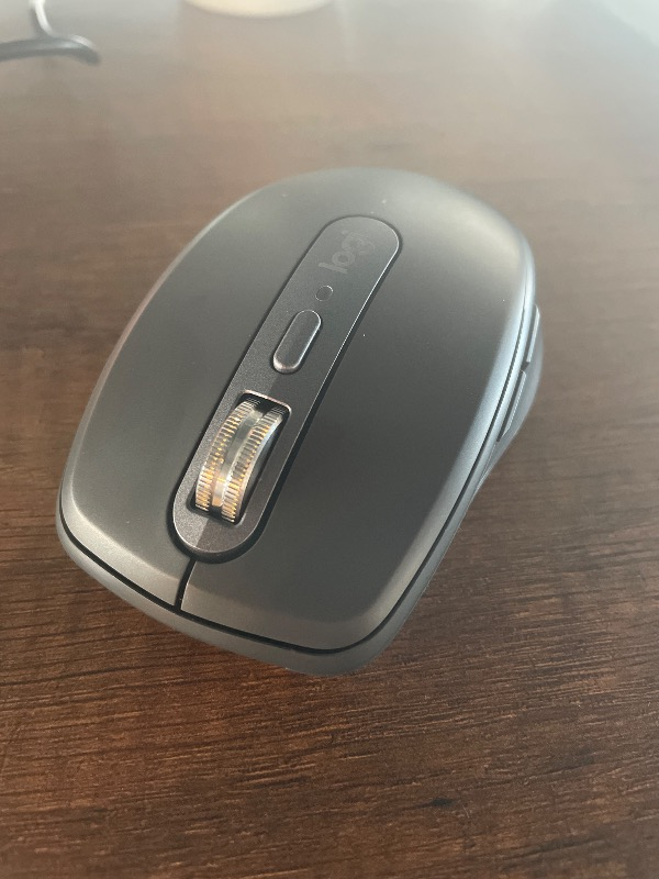 Logitech MX Anywhere 3S Kompakt 8000 DPI Optik Sensörlü Sessiz Bluetooth Kablosuz Mouse - Siyah