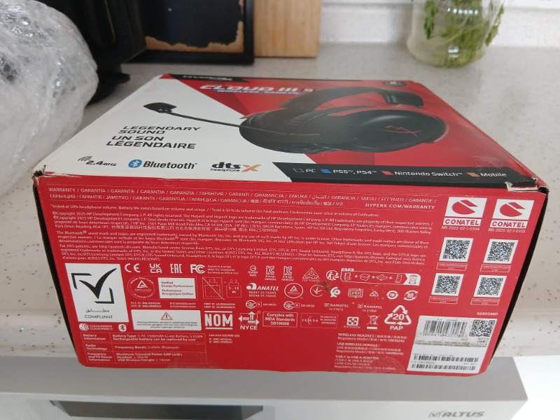 HyperX Cloud III S Kırmızı Siyah Kablosuz Oyuncu Kulaklığı A59Z0AA