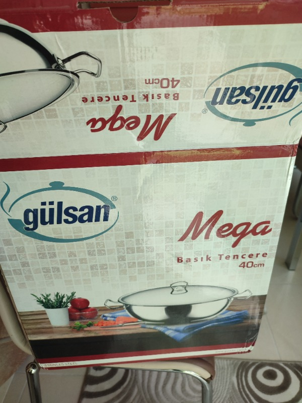 Gülsan Mega Basık Tencere 40 cm