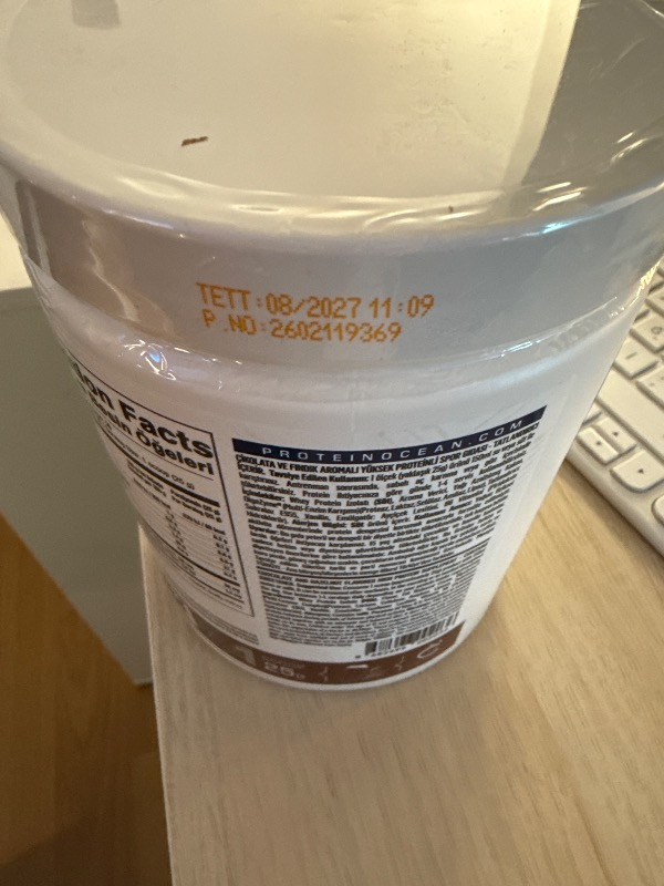 Proteinocean Whey Isolate Chocolate & Hazelnut - 400G - 16 Servis