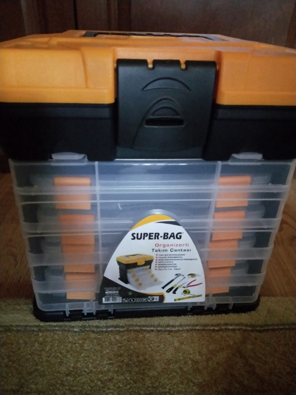 Super Bag Süper-Bag Organizerli Balıkçı Takım Çantası