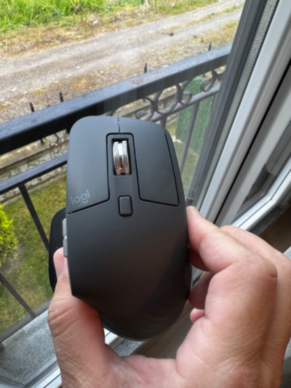 Logitech MX Master 3S Performans 8.000 DPI Optik Sensörlü Sessiz Kablosuz Mouse - Siyah