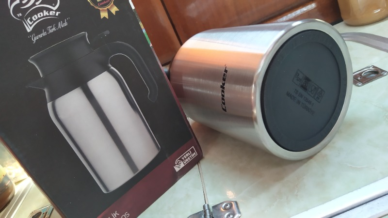 Cooker Inox Çelik Termos 2 lt
