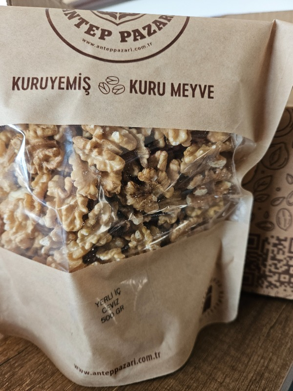 ANTEP PAZARI YERLİ İÇ CEVİZ 500 GR