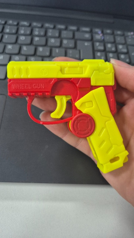 Dönüştürücü Mini Silah Stres Çarkı Oyuncak Tabancası Çark Tabanca