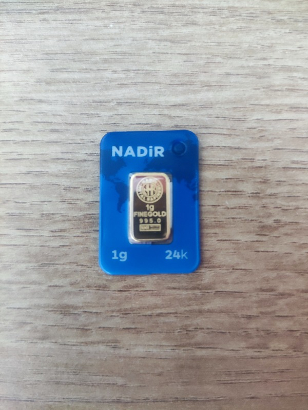 Nadir Gold 24 Ayar Külçe Gram Altın 1 Gr.