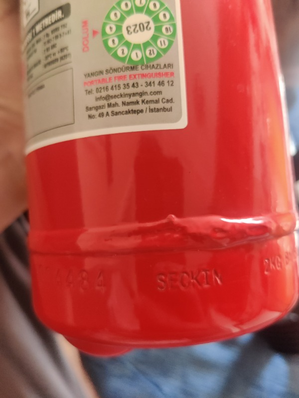 Seçkin Yangın Tüpü 2 kg