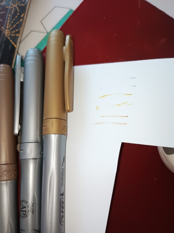Bic Intensity Permanent Markör Altın Gümüş Bronz 3'lü Blister