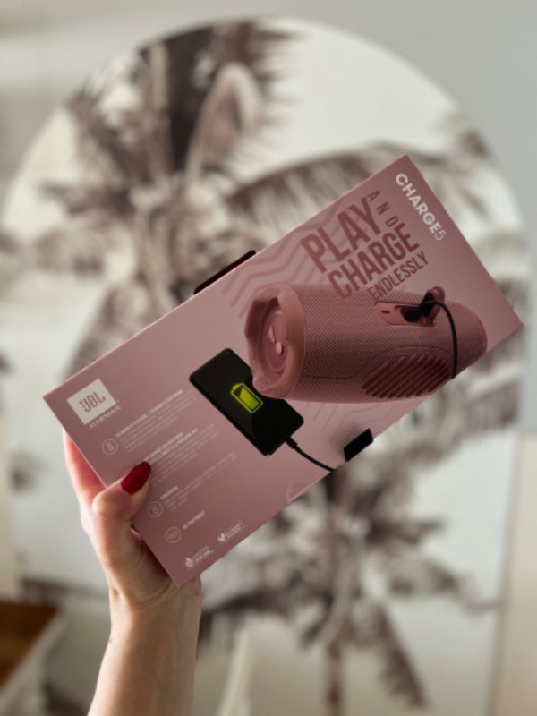 Charge5, Bluetooth Hoparlör, Ipx7, Pembe