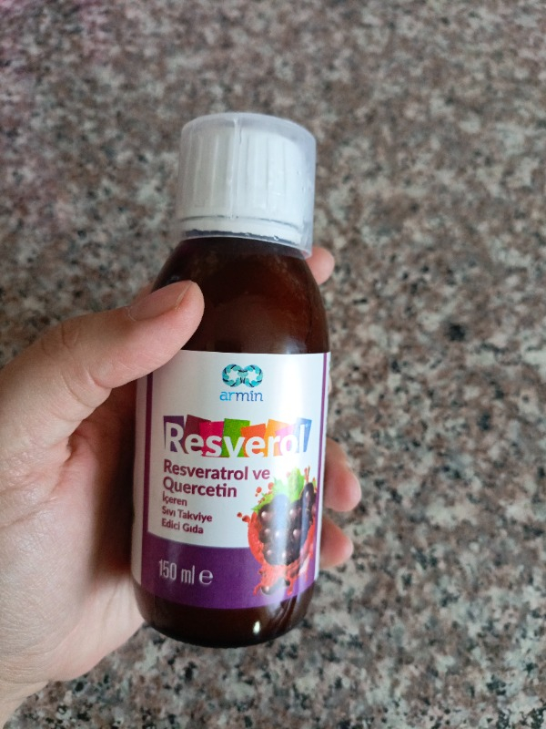 Armin Resverol Resveratrol ve Quercetin İçeren Sıvı Takviye Edici Gıda 150 ml