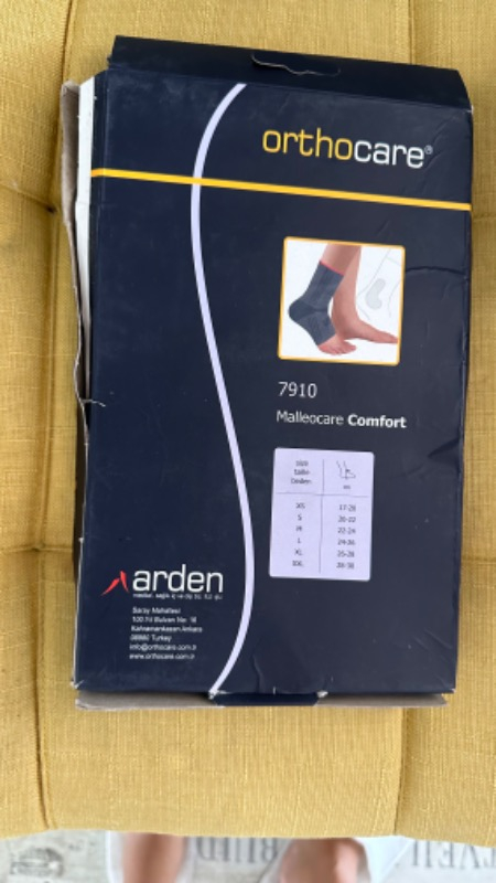 Orthocare 7910 Malleol Destekli Örme Ayak Bilekliği