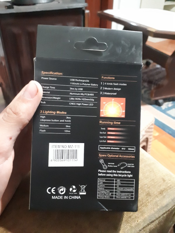 Greathings USB Şarjlı Bisiklet Ön-Arka Far Stop Lambası Seti