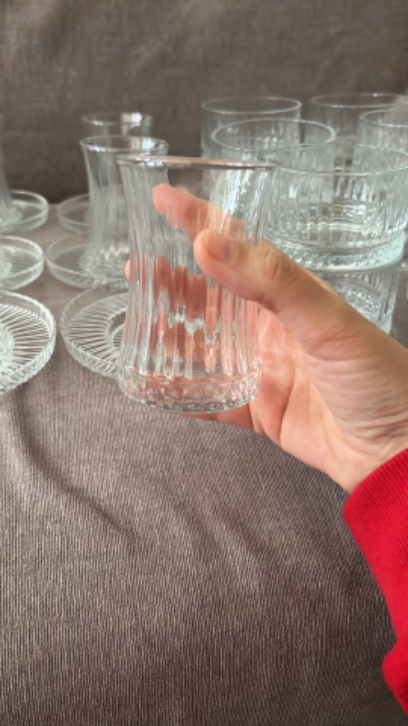 Paşabahçe Elysia Çay Bardağı ve Çay Tabağı Seti 12 Parça