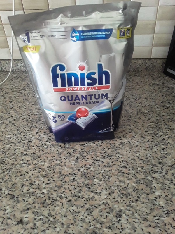 Finish Quantum 60 Kapsül Bulaşık Makinesi Deterjanı Tableti