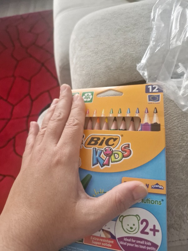 Bic Evolution Üçgen jumbo Boya Kalemi 12 Renk 1632