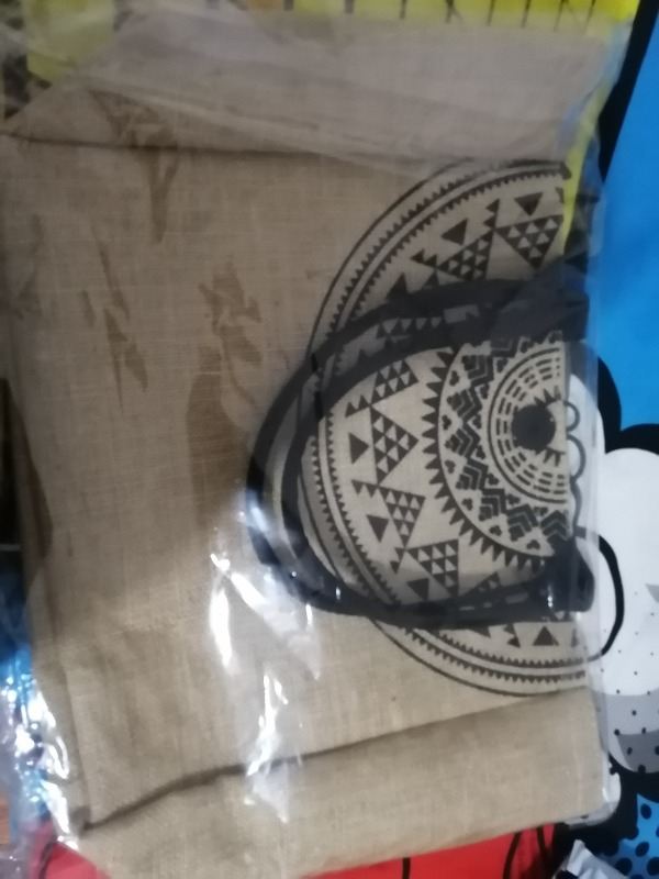 Gnc Design Kadın Hasır Etnik Desenli Askılı Plaj Çantası