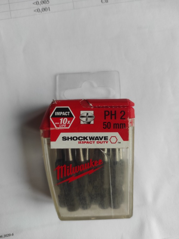 Milwaukee Bits Uç Ph2 50 mm 10'lu Paket Shockwave