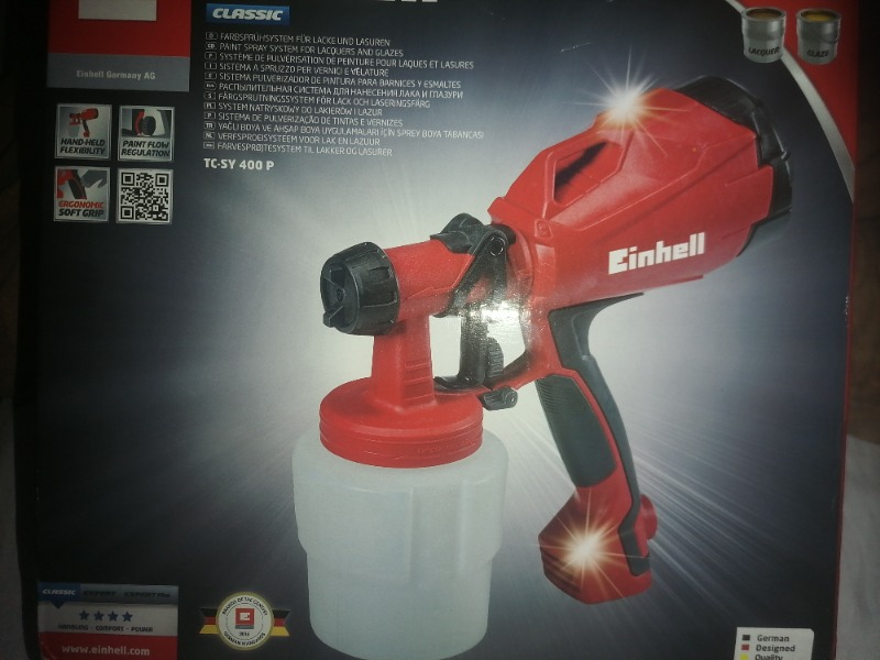 Einhell TC-SY 400 P, Sprey Boya Sistemi