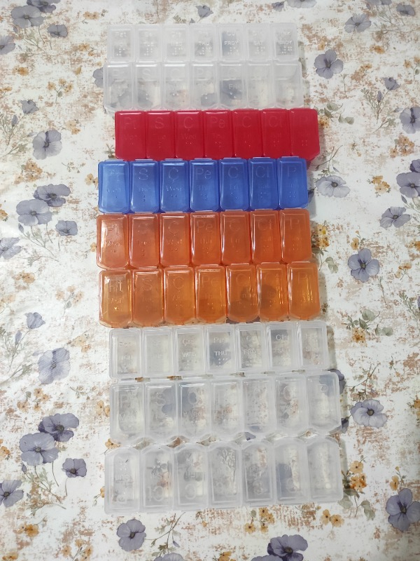 Ligorix Haftalık İlaç Saklama Kutusu 4'lü