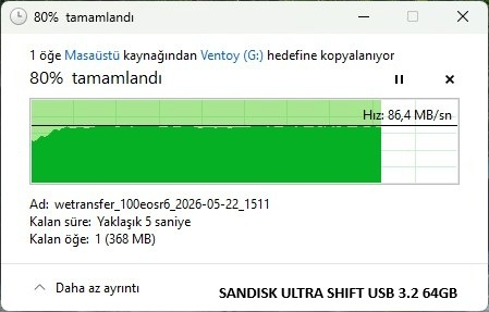 Kioxia 128GB U366 Metal Usb 3.2 Gen 1 Flash Bellek (LU366S128GG4)