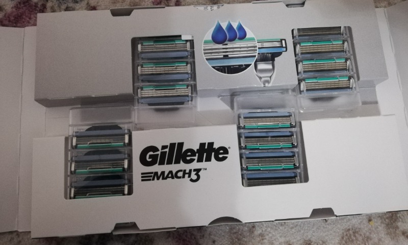 Gillette Mach3 18'li Yedek Tıraş Bıçağı Karton Paket