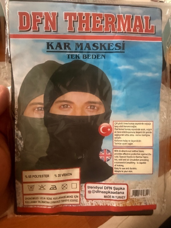 Thermoform Heavy Kar Maskesi HZT1014