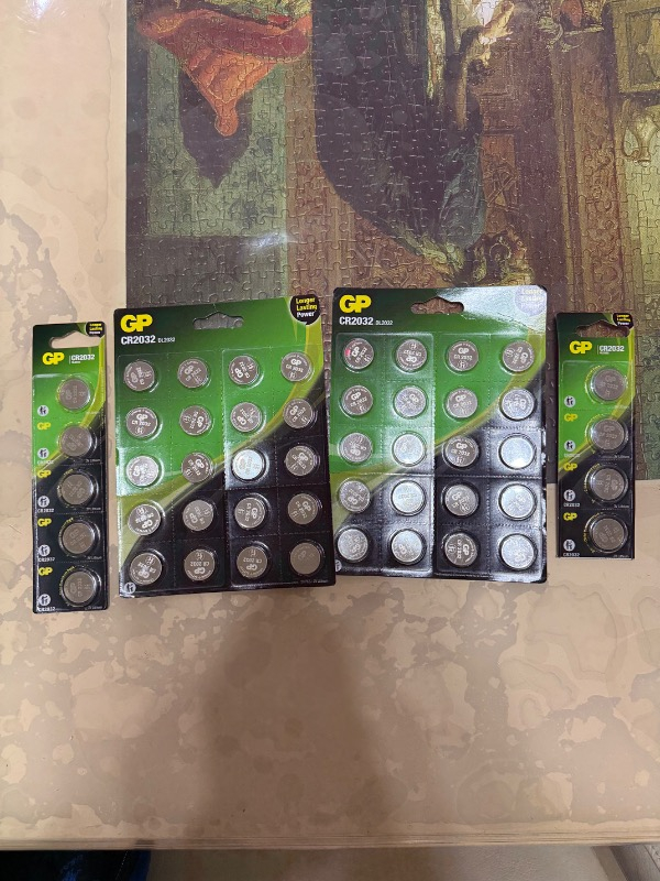 Gp CR2032 Lityum 3V Düğme Pil 5 Blister 10 Kart 50'li