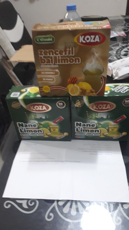 Koza Tek İçimlik Nane Limon Aro. İçecek Tozu (50 Stick)