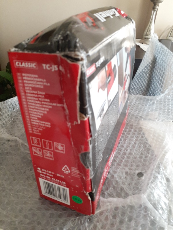 Einhell Dekupaj Testere TC-JS 60/1 (düşük titreşim, devir kontrol elektroniği, aletsiz testere bıçağı değişimi, 45° açıya kadar kesim için açılı testere ayağı) - 4321135
