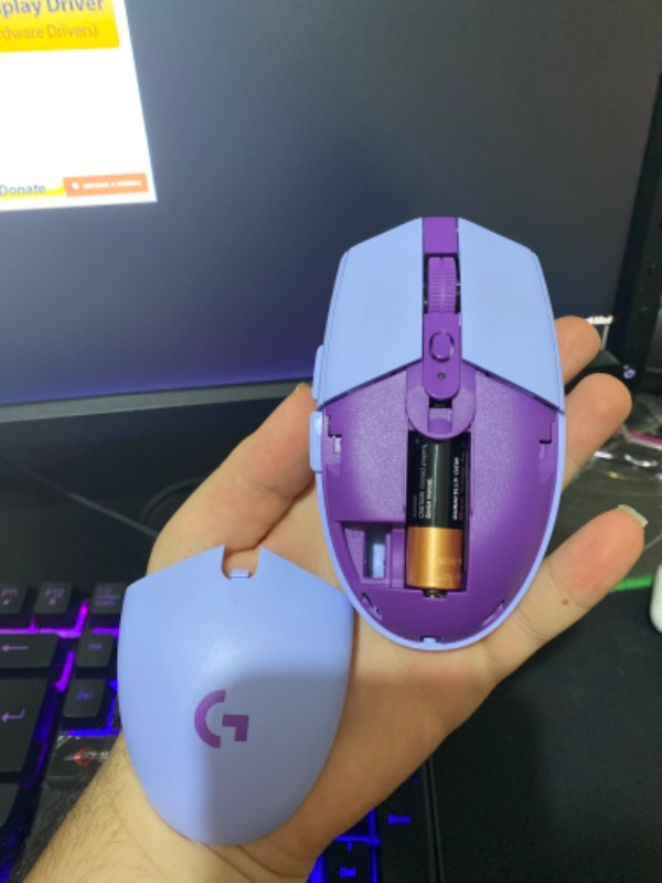 Logitech G G305 LIGHTSPEED 12.000 DPI Kablosuz Oyuncu Mouse - Lila