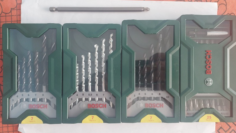 Bosch 2607017071 Çoklu 3+1 Mini X Line Matkap Uçları Seti 4 Set