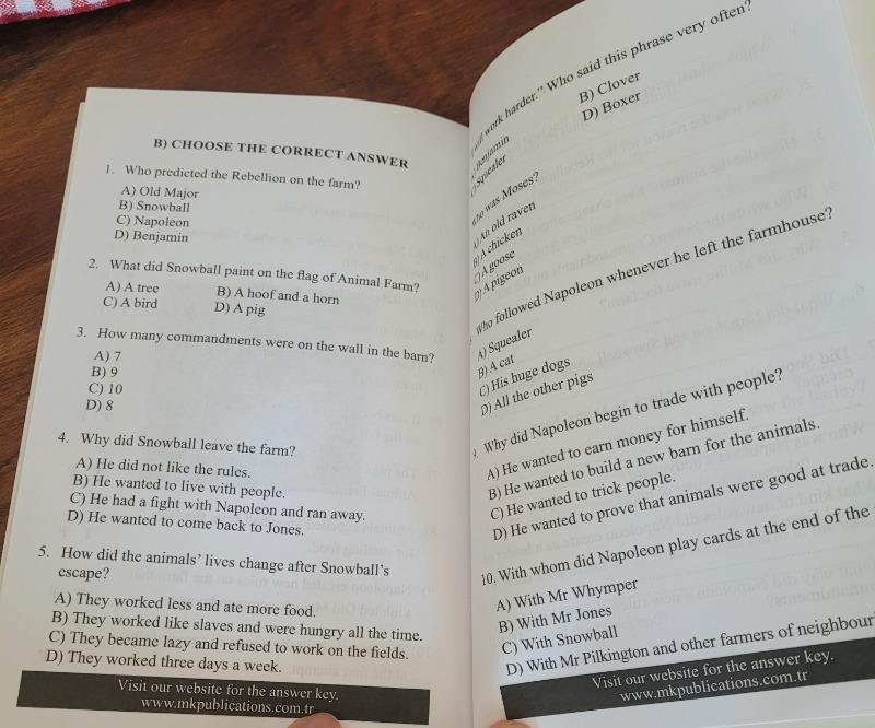 Animal Farm – Stage 1 – İngilizce Hikaye - George Orwell