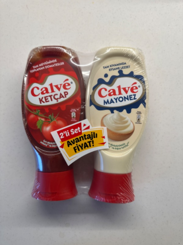 Calve 2li Set Ketçap 430g + Mayonez 380g