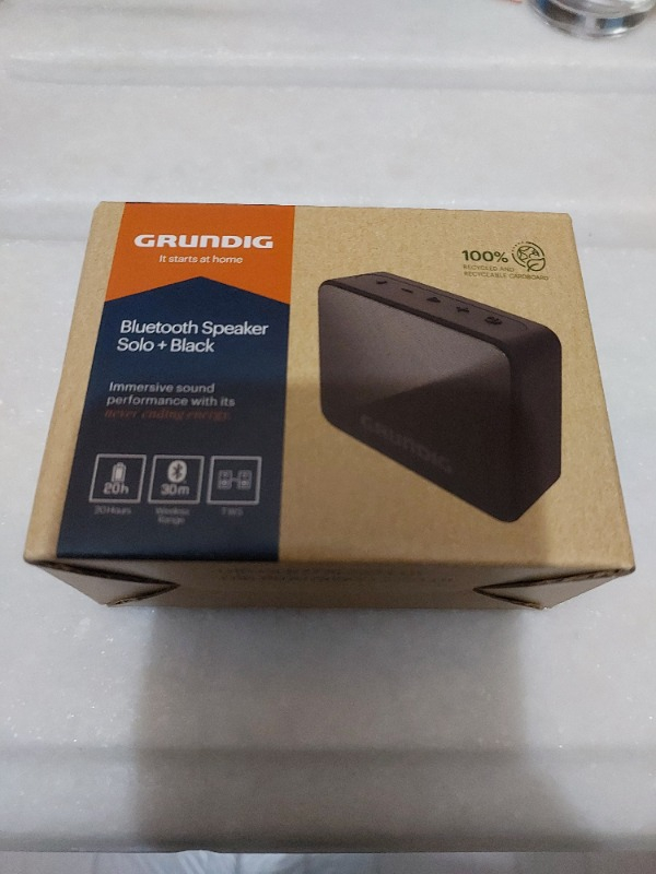 Grundig Solo+ Bluetooth Hoparlör Siyah