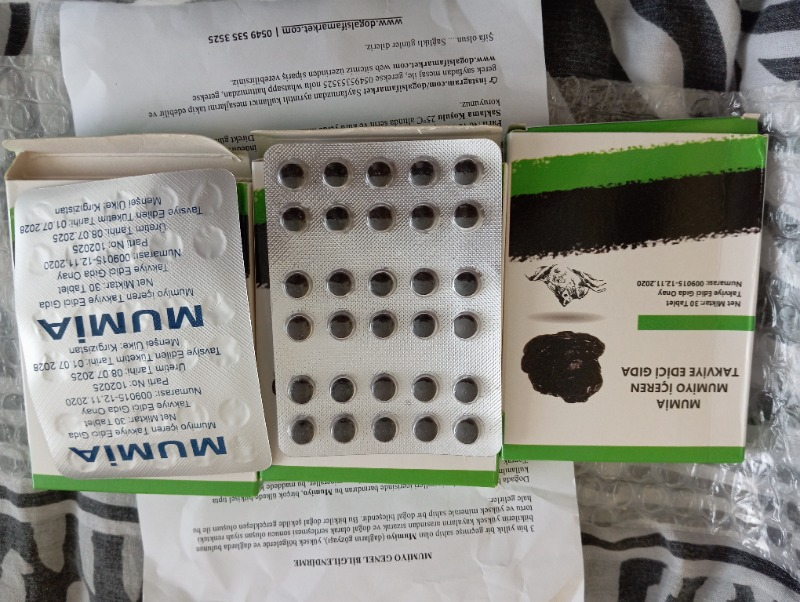 Mumiyo (Shilajit) Saf 30'lu Tablet 3'lü Set