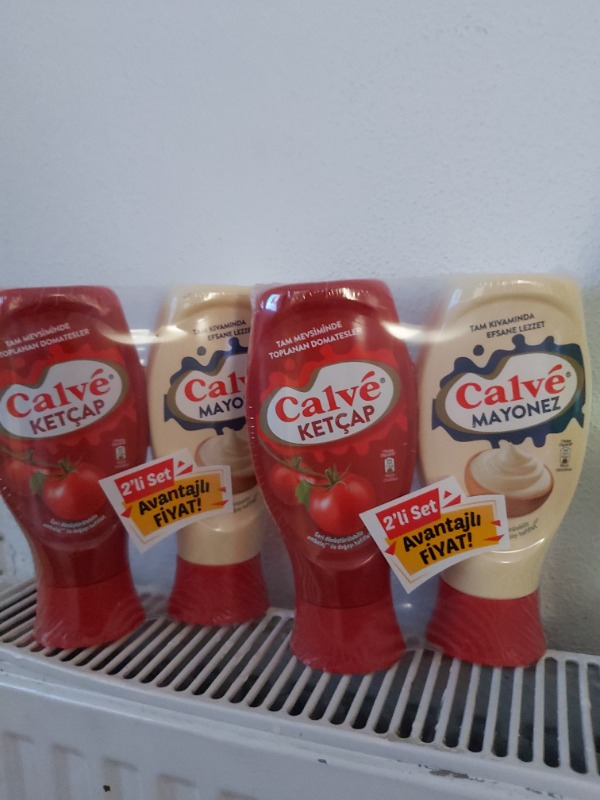 Calve Sos Ketçap + Mayonez 2'Li Set 750 gr