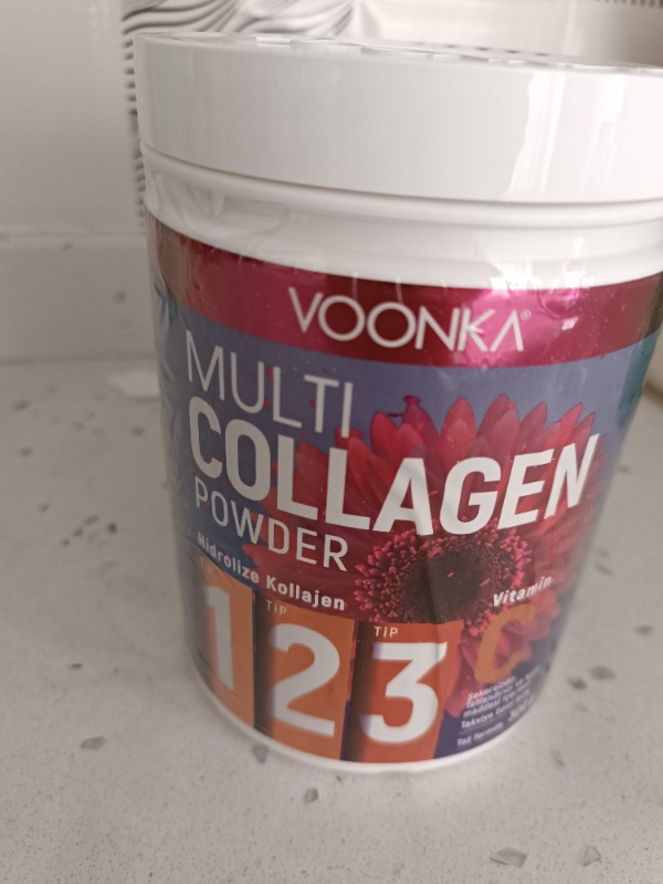 Voonka Multi Collagen Powder Tip 1 2 3 Vitamin C 300 gr Hidrolize Kolajen