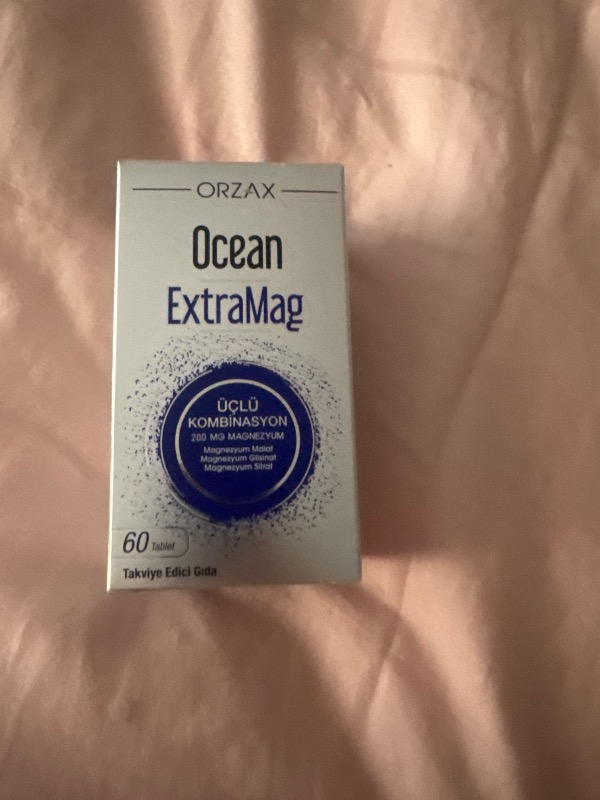 Orzax Ocean ExtraMag Üçlü Magnezyum Kombinasyonu 60 Tablet