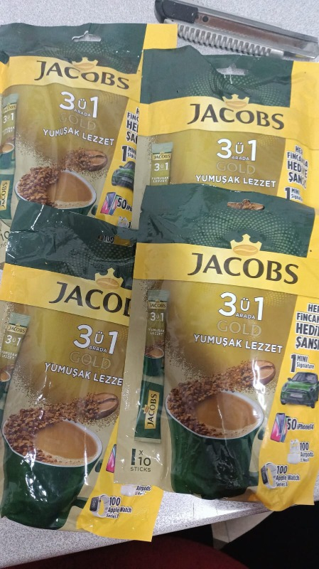 Jacobs 3ü1 Arada Gold Yoğun Lezzet 18gr 40 Adet