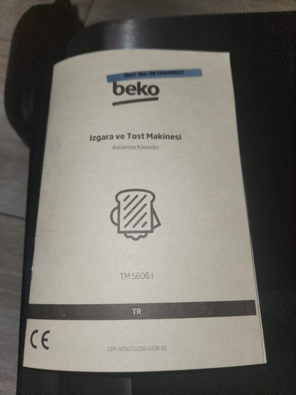 Beko TM 5206 G Tost Makinesi
