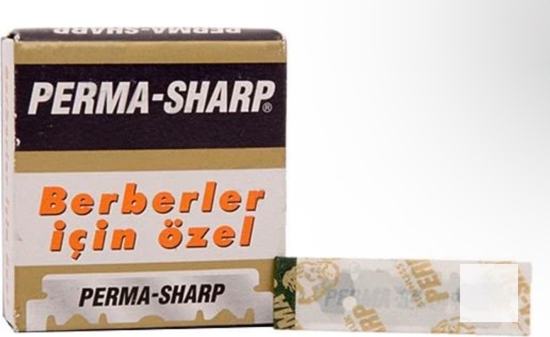 Perma-Sharp 100 Adet Yarım Jilet Berberler İçin Özel Koku ve Özelliklerle Tasarlandı