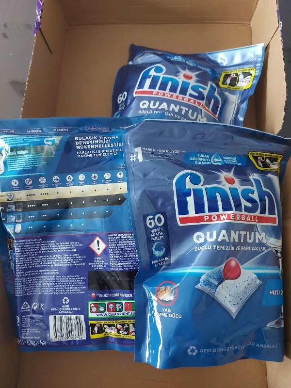 Finish Quantum 60 Kapsül Bulaşık Makinesi Deterjanı Tableti