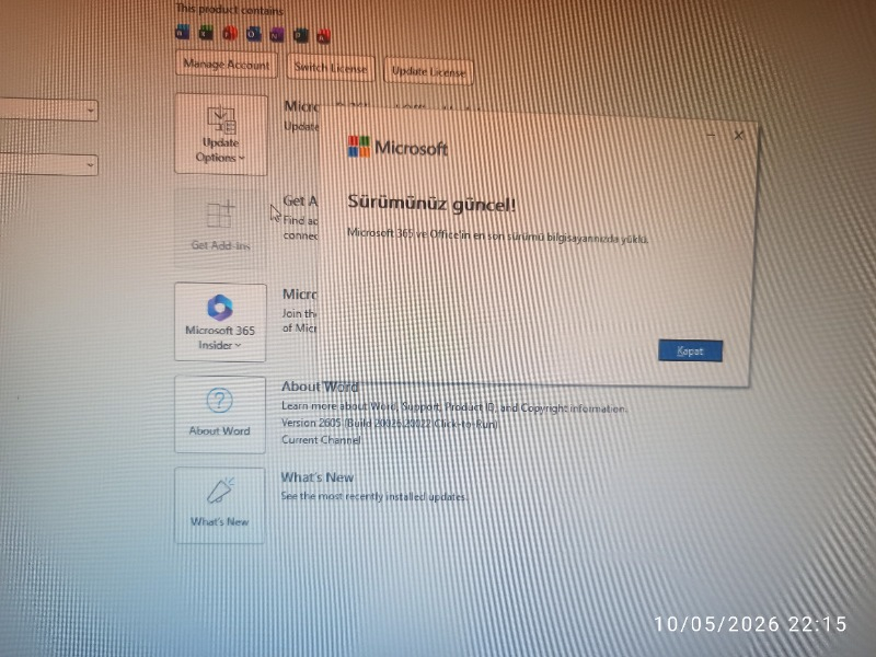 Microsoft Office 365 Lisans Hesabı | 5 PC/Mac | (IOS ve Android)